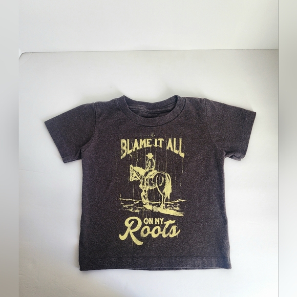 Nordstrom Other - Cowboy toddler graphic tee 18m Blame it all on my roots
